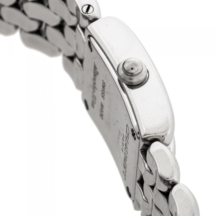 Pre Owned  Chaumet Beige Stainless Steel Khesis Women's Wristwatch 17.50 mm