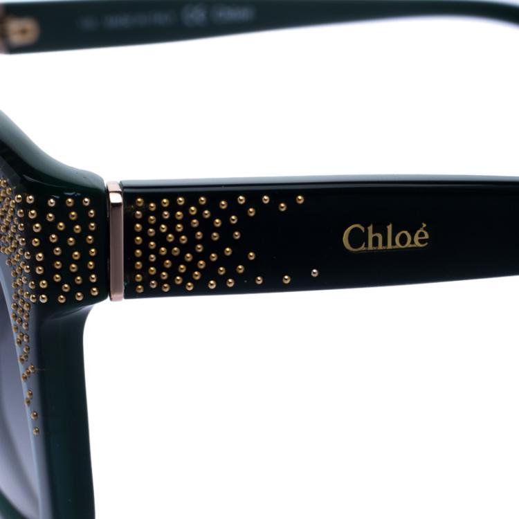 Pre Owned Chloe Green CE626S Suzanna Sunglasses