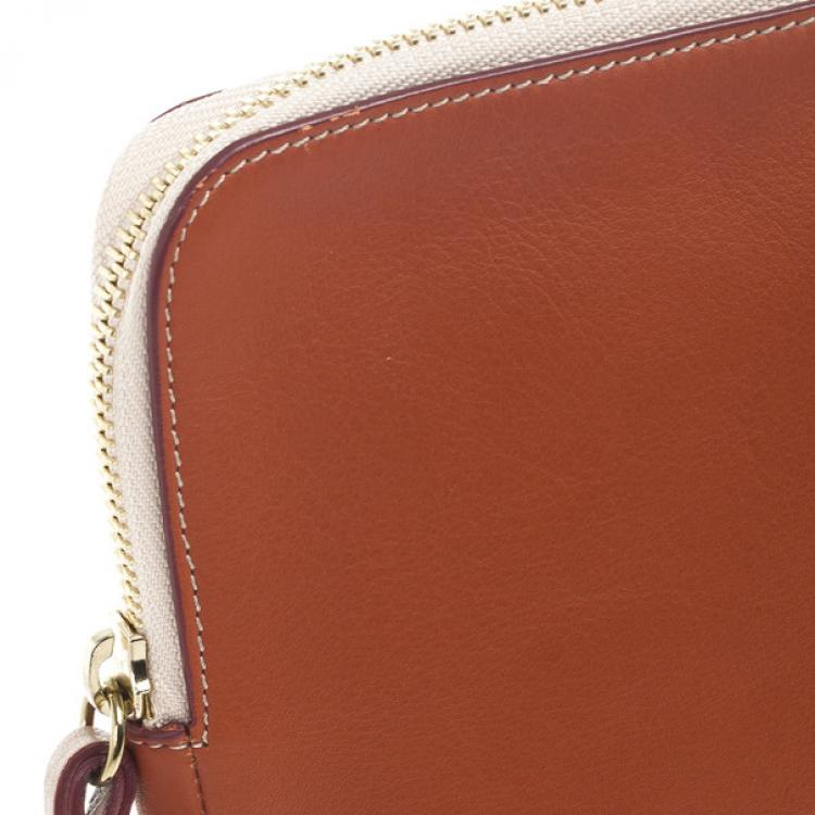 Pre Owned Chloe Orange Leather Eva iPad Cover