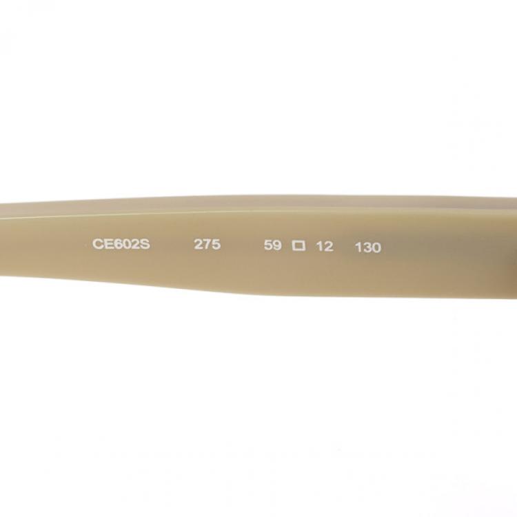 Pre Owned Chloe White Woman Sunglasses CE602S-275