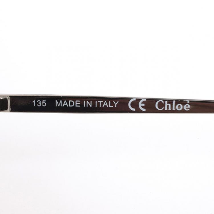 Pre Owned Chloe Purple Woman Aviators CE104S-746 