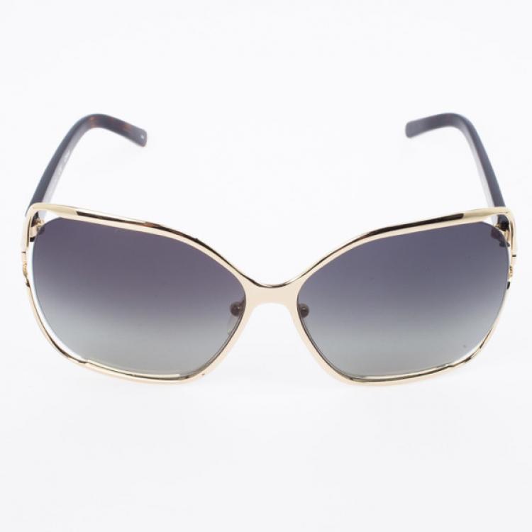 Pre Owned Chloe CE108S Tortoise Square Women's Sunglasses