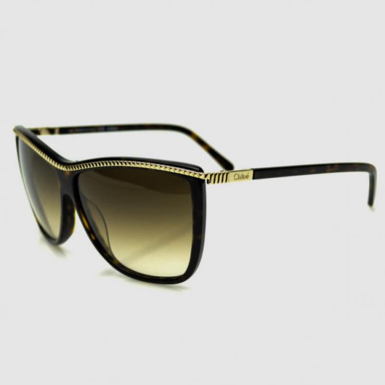 Pre Owned Chloé Tortoise CE606S Womens Sunglasses