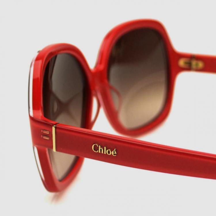 Pre Owned Chloe Coral CE619S Womens Sunglasses