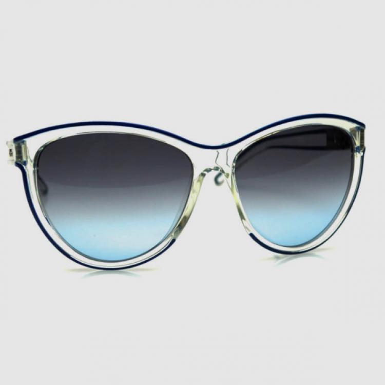 Pre Owned Chloé Transparent Blue CE622S Womens Sunglasses