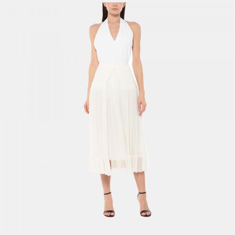 Pre Owned Chloe Silk Midi skirt 36