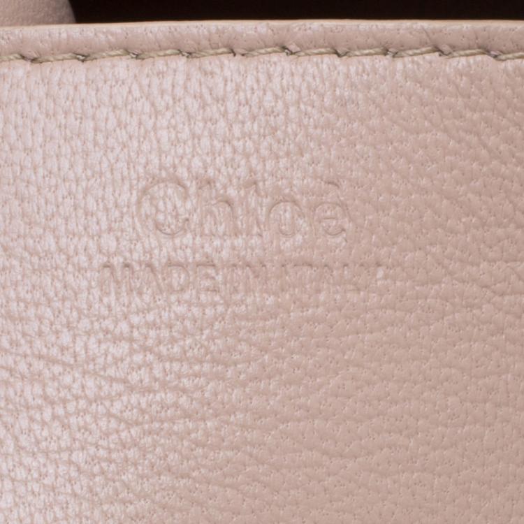 Pre Owned Chloe Yellow Leather Small Elle Clutch