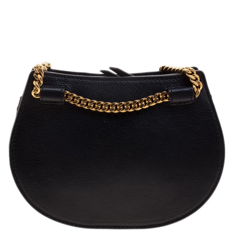 Pre Owned Chloe Navy Blue Leather Pixie Shoulder Bag