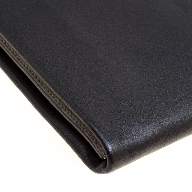 Pre Owned Chloe Black Leather Pochette 