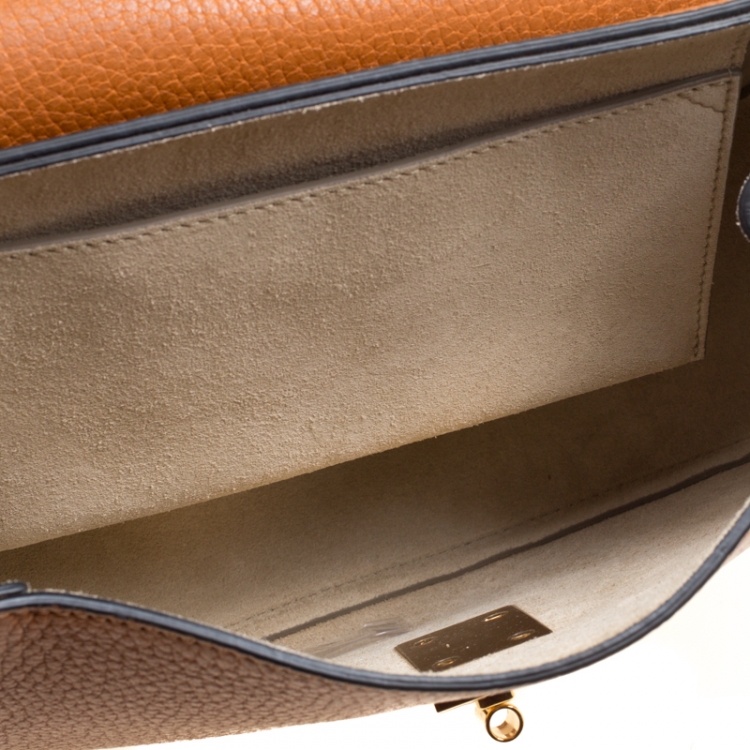 Pre Owned Chloe Brown Leather Medium Drew Shoulder Bag