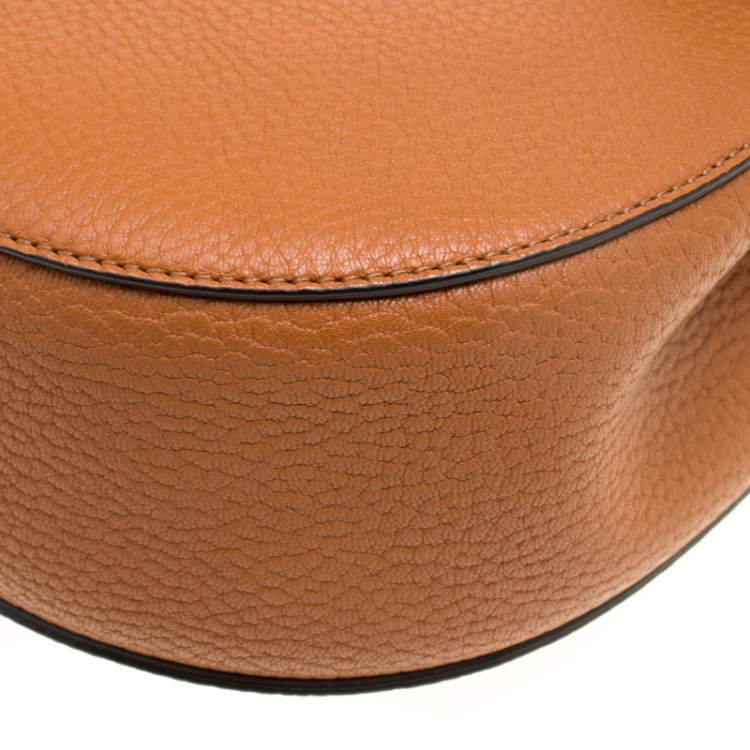 Pre Owned Chloe Brown Leather Medium Drew Shoulder Bag