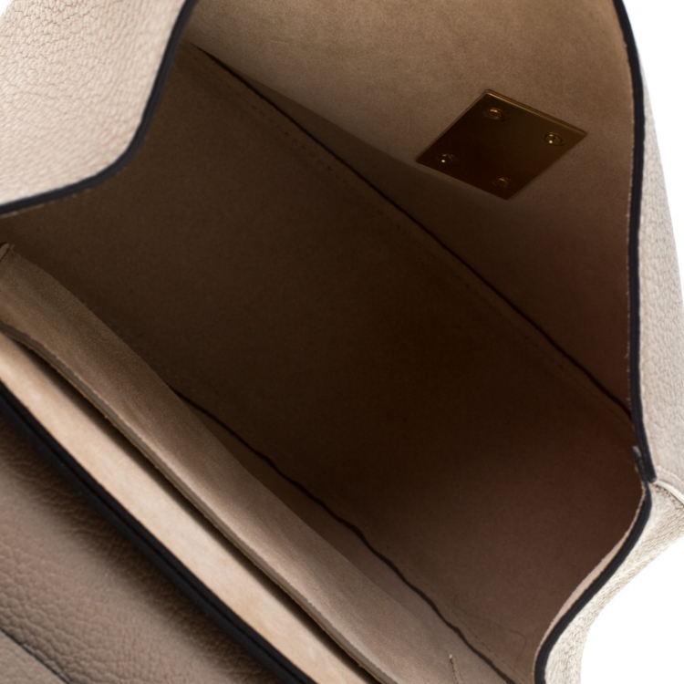 Pre Owned Chloe Grey Leather Medium Drew Shoulder Bag