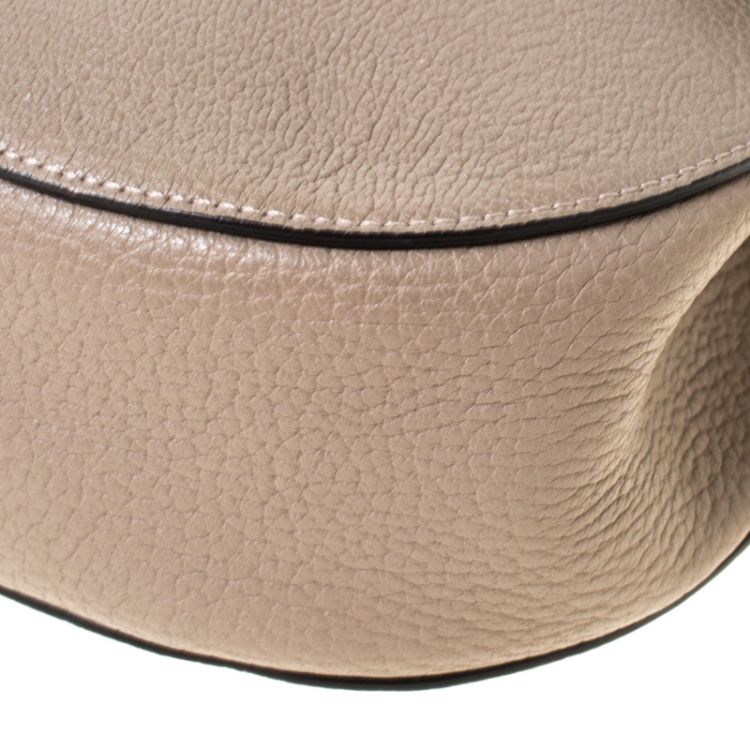 Pre Owned Chloe Grey Leather Medium Drew Shoulder Bag