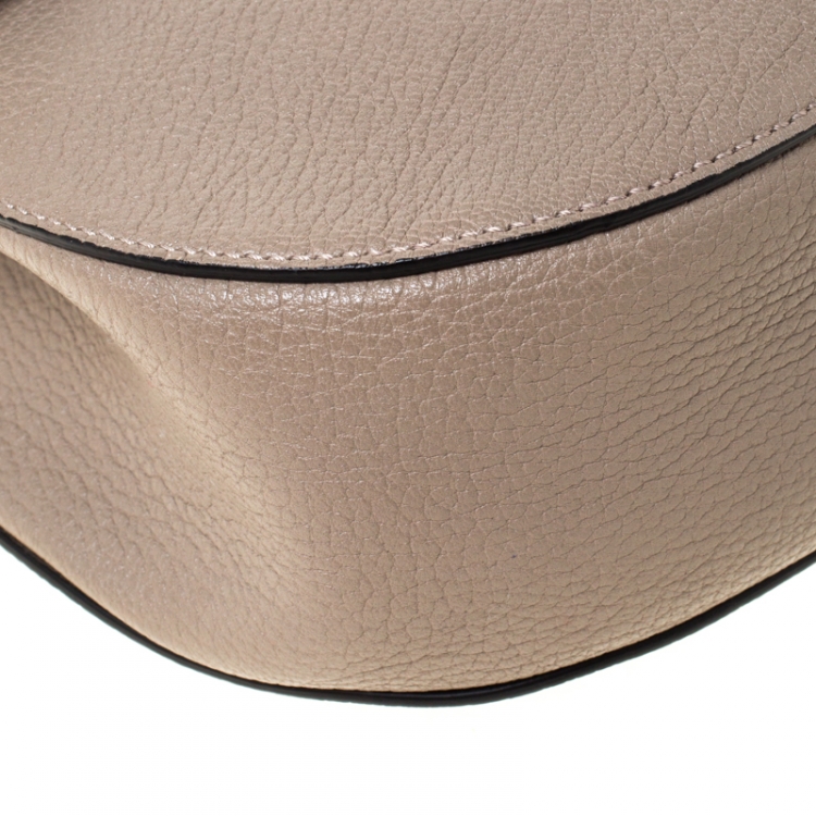 Pre Owned Chloe Grey Leather Medium Drew Shoulder Bag