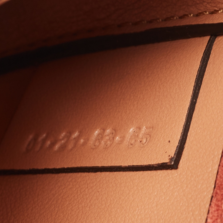 Pre Owned Chloe Tri Color Croc Embossed, Suede and Leather Small Tess Shoulder Bag