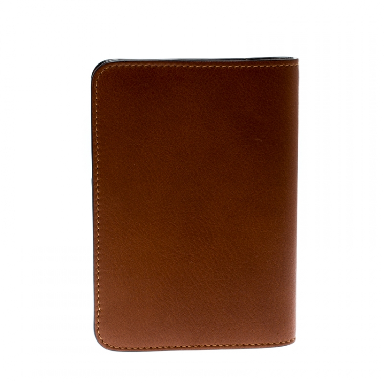 Pre Owned Chloe Brown Leather Passport Holder