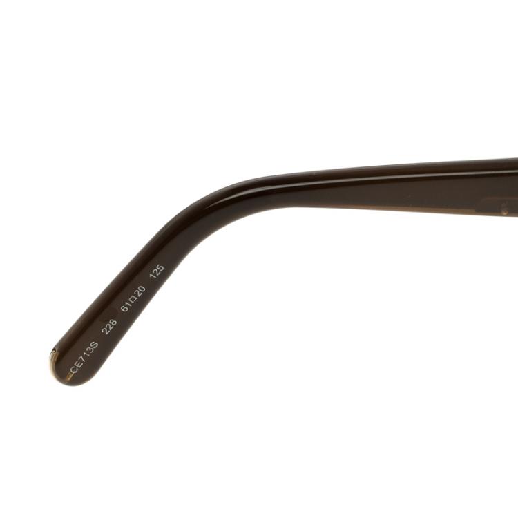 Pre Owned Chloe Brown CE713S Round Sunglasses