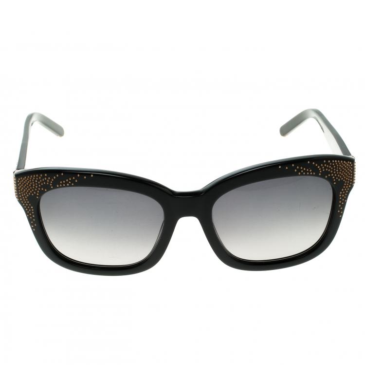 Pre Owned Chloe Black CE626S Cat Eye Sunglasses