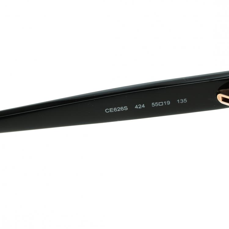 Pre Owned Chloe Black CE626S Cat Eye Sunglasses