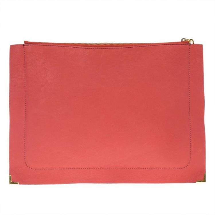 Pre Owned Chloe Two Tone Leather Ghost iPad Case