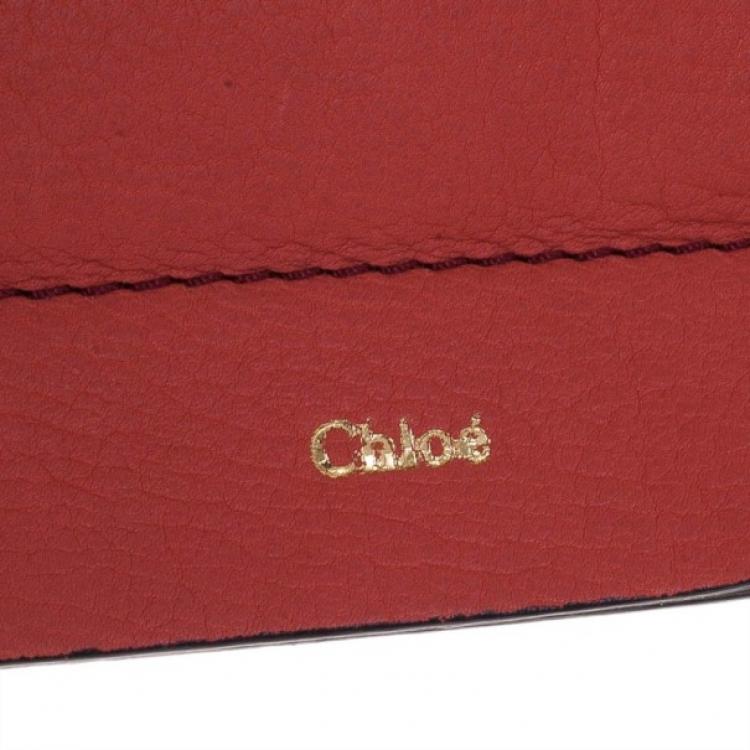 Pre Owned Chloe Two Tone Leather Ghost iPad Case