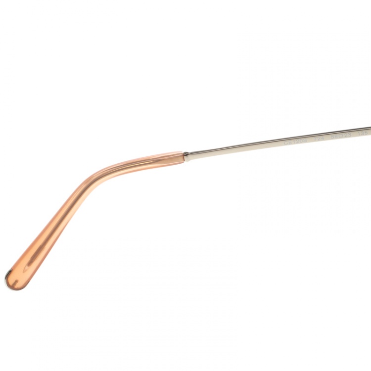 Pre Owned Chloe Gold/Brown Gradient CE120S Carlina Oversized Round Sunglasses