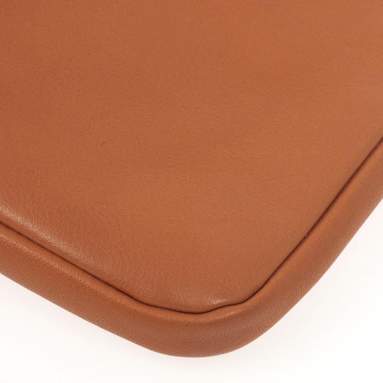 Pre Owned Chloe Orange Leather Eva iPad Cover
