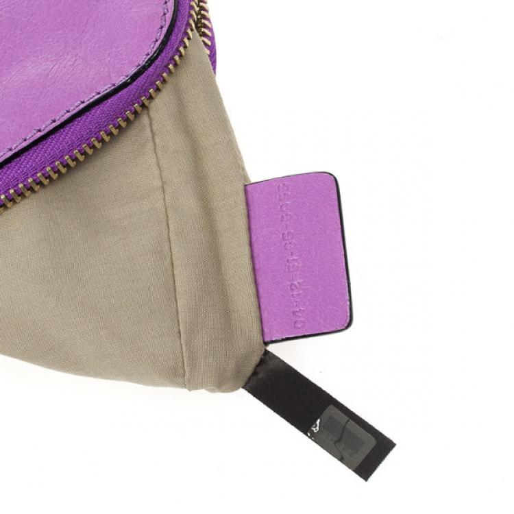 Pre Owned Chloe Purple Leather Ipad Cover