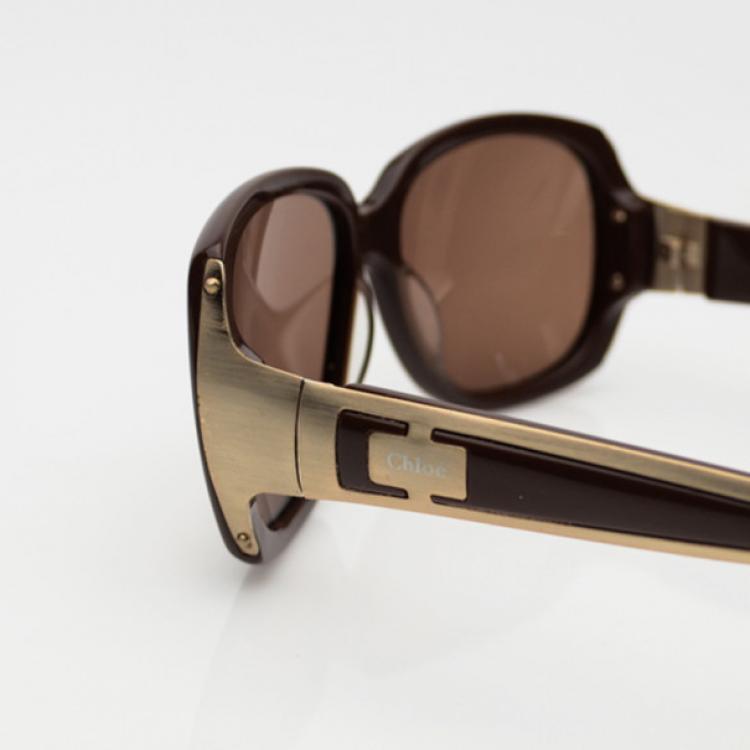 Pre Owned Chloe CL2125 Brown Sunglasses