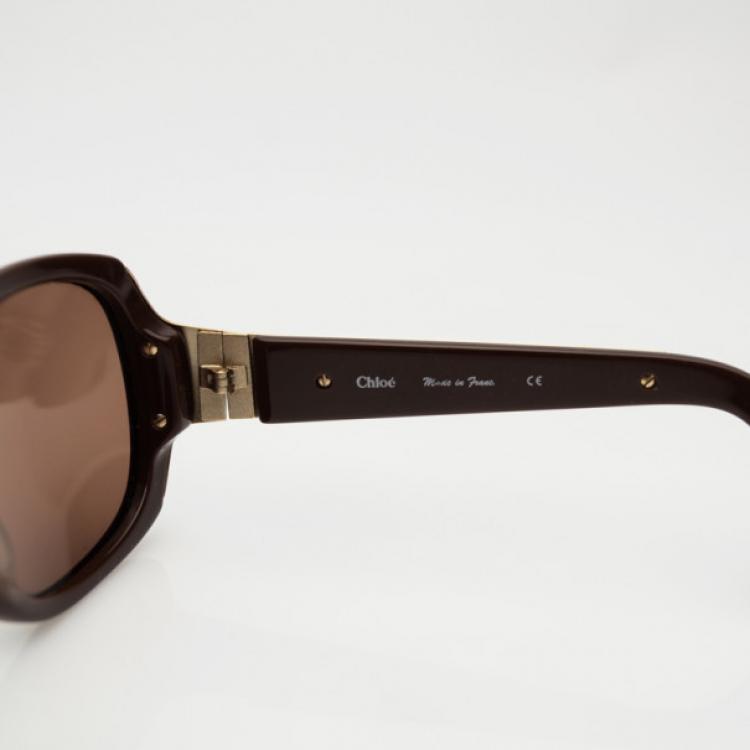 Pre Owned Chloe CL2125 Brown Sunglasses