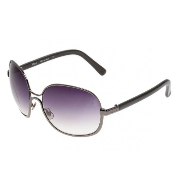 Pre Owned Chloe Grey Square Sunglasses