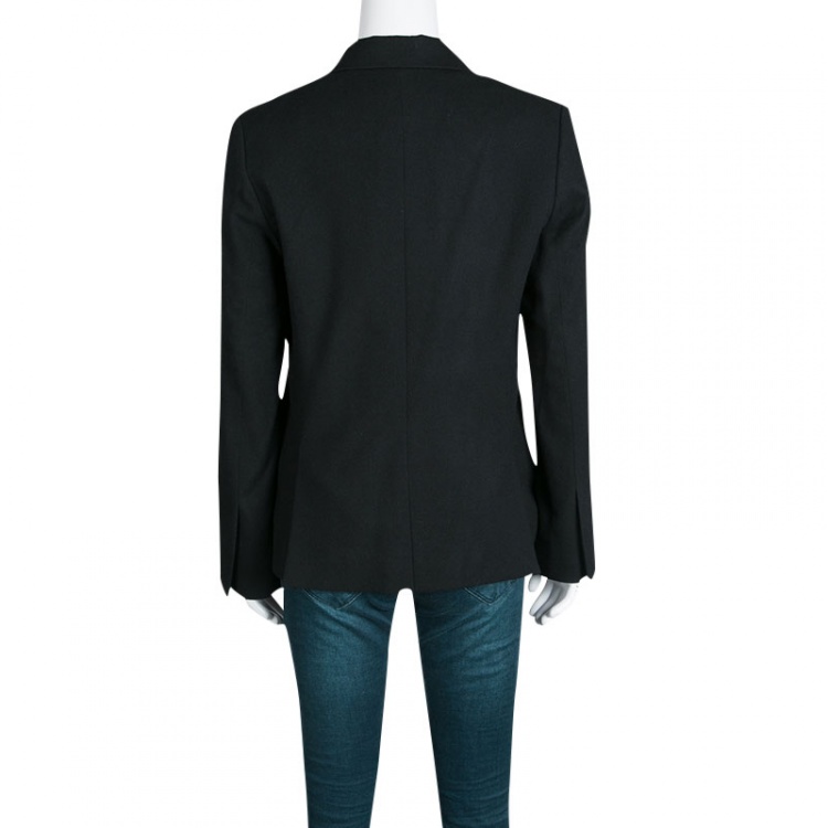 Pre Owned Chloe Black Wool Tailored Blazer S