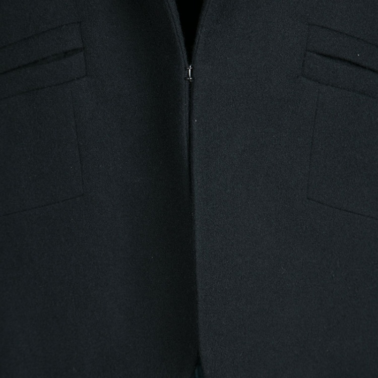 Pre Owned Chloe Black Wool Tailored Blazer S