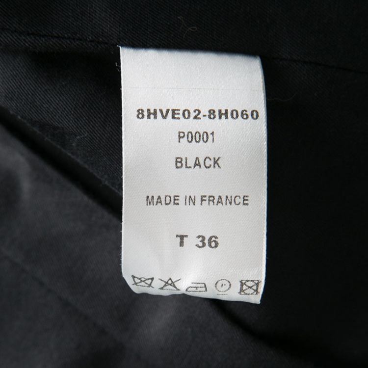 Pre Owned Chloe Black Wool Tailored Blazer S
