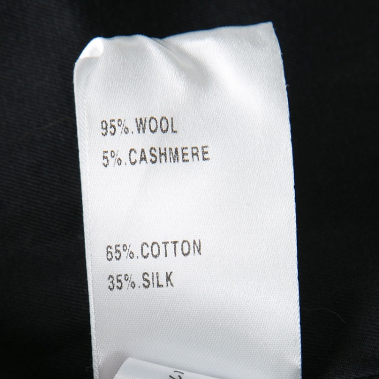 Pre Owned Chloe Black Wool Tailored Blazer S