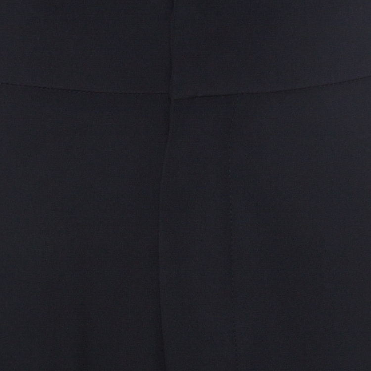 Pre Owned Chloe Black Silk Front Pleat Detial Wide leg Trousers M