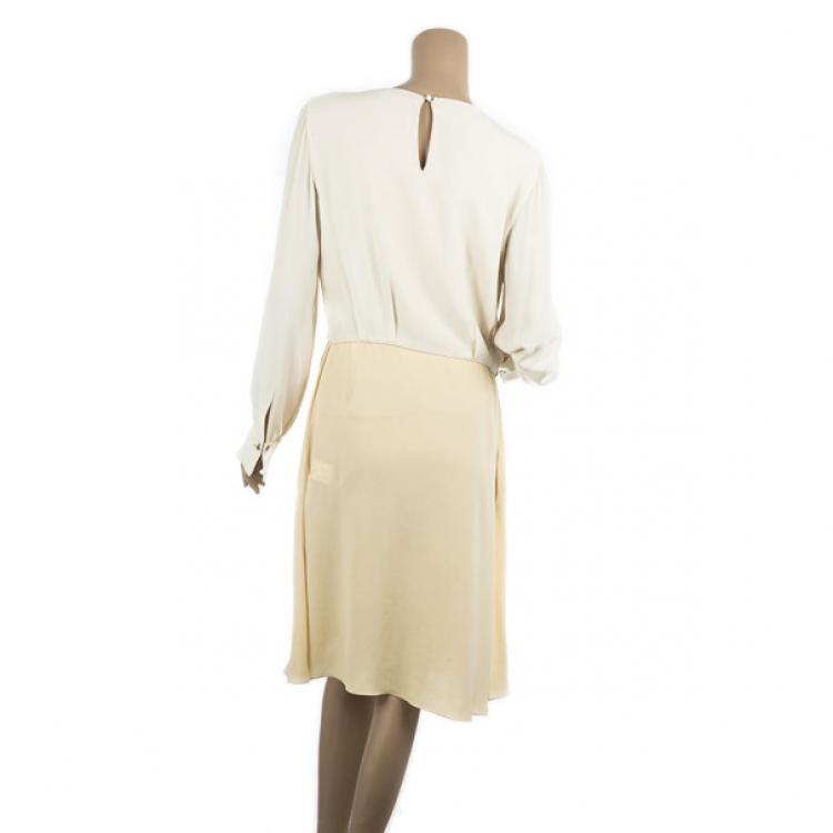 Pre Owned Chloe Two Toned Dress L