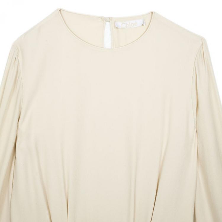 Pre Owned Chloe Two Toned Dress L