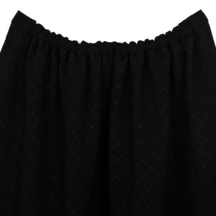 Pre Owned Chloe Black Flared Skirt L