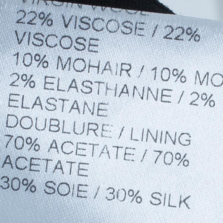 Pre Owned Chloe Black Cady Formal Trousers L