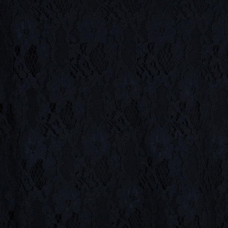 Pre Owned See by Chloe Black Lace Cotton Top M