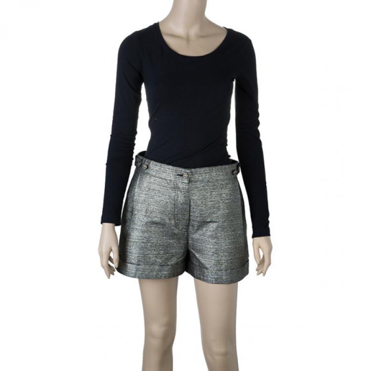 Pre Owned See by Chloe Metallic Shorts S