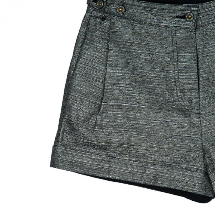 Pre Owned See by Chloe Metallic Shorts S