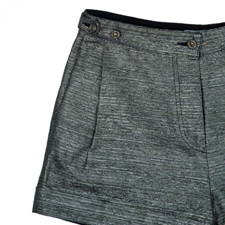 Pre Owned See by Chloe Metallic Shorts S