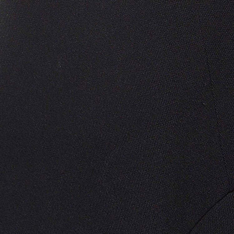 Pre Owned Chloe Black Crepe Open Front Blazer S