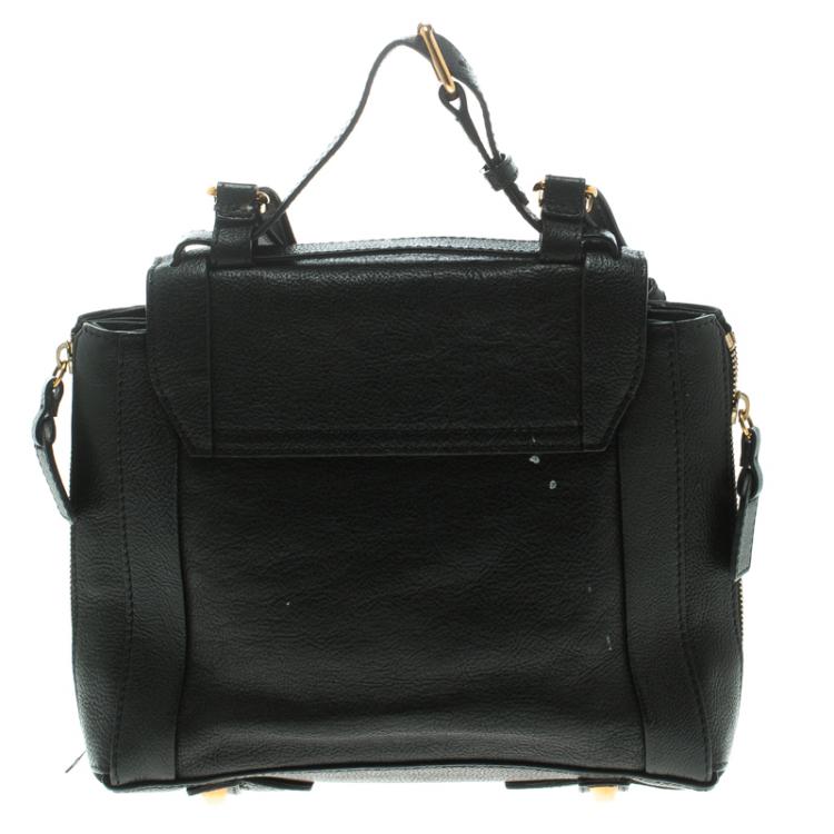 Pre Owned Chloe Black Leather Crossbody Bag