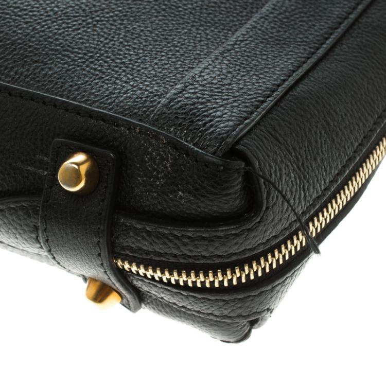 Pre Owned Chloe Black Leather Crossbody Bag