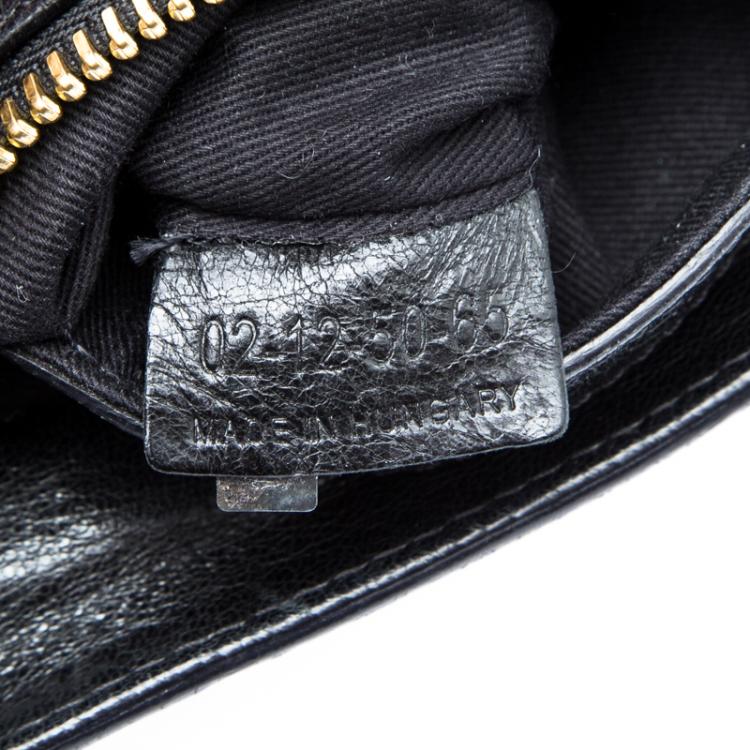 مملوكة مسبقًا Chloe Black Leather Ethel Satchel
