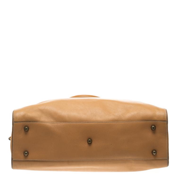 Pre Owned Chloe Tan Leather Pure Paddington Tote
