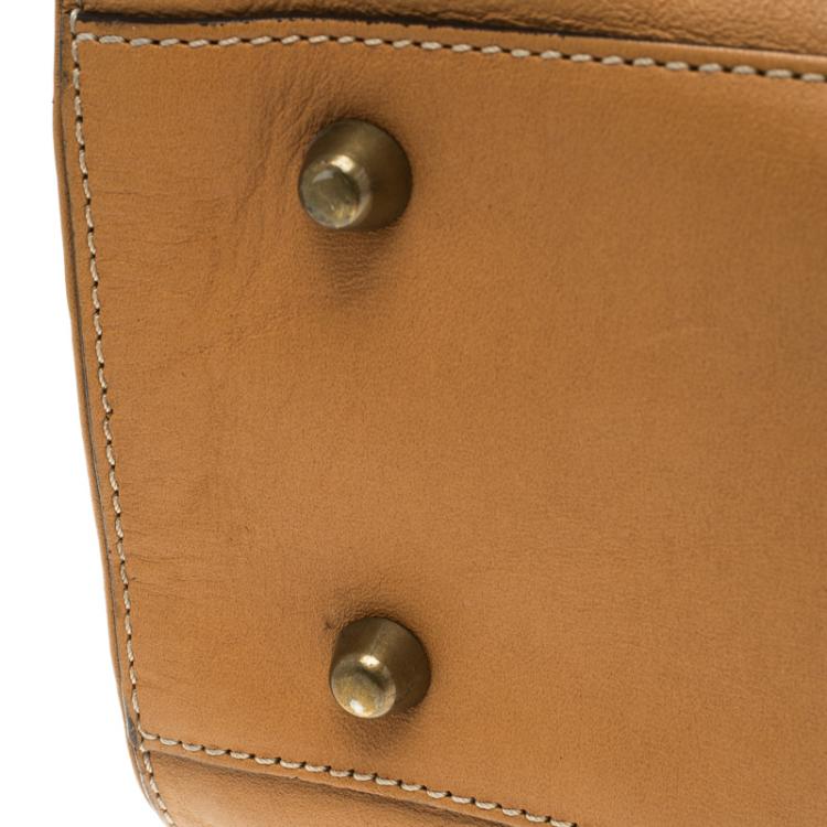 Pre Owned Chloe Tan Leather Pure Paddington Tote